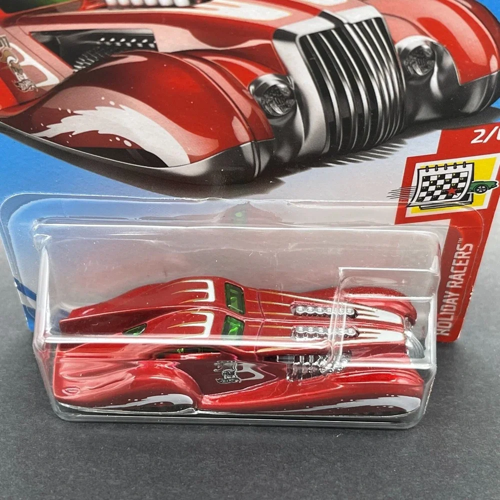 Hot Wheels‎ 2017 Holiday Racers Series Screamliner Car Red Diecast 1/64 Scale